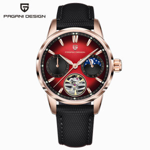 Pagani Design | 2026 Pagani Design Luxury Mens Mechanical Watch Automatic Mens Watch Top Moon Phase Sapphire Mirror Mens Watch Calendar 10BAR