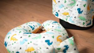 Paket Bantal Menyusui Jumbo / Nursing Pillow (FREE apron & bantal bayi) Bansu Bantal Menyusui Bansu ASI TERMURAH