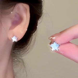 Hoa Tai Kim Bạc 925 Lấp Lánh Như Ngôi Sao Cho Nữ Thiết Kế Thanh Lịch Thanh Lịch Đa Năng Trang Sức Tai Thời Trang