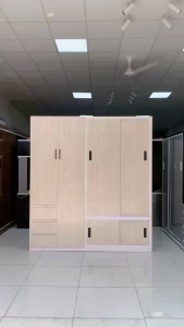 TỦ NHỰA ĐÀI LOAN – NGANG 1M8 X CAO 2M X RỘNG 45CM – MÀU XOAN