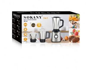 3 in 1 stainless steel juicer slow juicer Grinding Machines SOKANY-187 hight speed High quality products electronic blender
