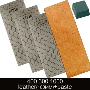 Diamond Sharpening Stone Professional Knife Sharpener 150*63mm Ultra-thin Honeycomb Surface Knife Whetstone Kitchen Grinding Set