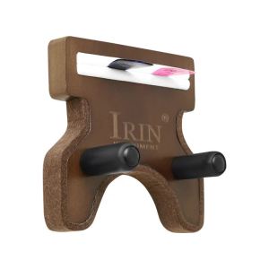 IRIN | IRIN Wooden Guitar Pick Box Dual‑Function Pick Holder Headstock Mount Accessory for Guitar Ukulele Pick Storage Organization