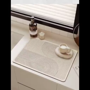 Kitchen Countertop Absorbent Pad Mat Dish Drying Pad Coffee Machine Absorbent Placemat