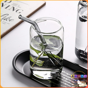 Amoki Creative Glass Cup Summer Juice Milk Beer Cup Drink Water Bottle Fashion Glass Wine Cup