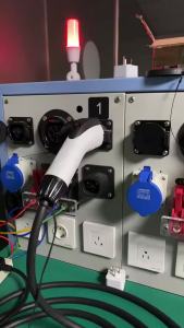 Bộ Sạc Xe Điện WUFEN UK Plug 2.99KW Type2 GBT Type1 NACS Di Động Sạc Tại Nhà Và Ngoài Trời Điều Chỉnh Được 8/10/13A