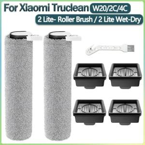 For Xiaomi Truclean W20 2c/ 4c/ 2lite Wet-Dry/ 2 Lite- Roller Brush ,Vacuum Accessories:Roller Brush,HEPA Filter