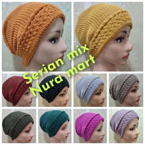beli 1 isi 3 ciput hijab/dalaman jilbab/topi nenek/topi mak ijah