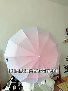 Ô Màu Gradient Series Màu Sắc Chất Lượng Cao Chống Tia Cực tím 20-Bone Ô Chống Gió Tự Động