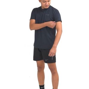 DICE Jersey Kahiki Black Kaos Olahraga Hitam Running Futsal Gym