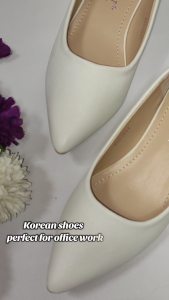 Noblesse Korean Women Block Heel Shoes for Office Work ( 1 inch )