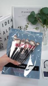 Maange 9Pcs Foundation Makeup Brush Set Cosmetic Powder Highlighter Eyeshadow Blending Beauty Tools Dense Soft Bristle Brushes
