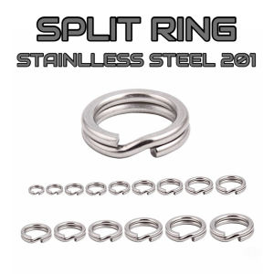 【COD】Split Ring Pipih Stainless Steel 201 (1000 pcs) Soft Frog Minnow Assisthook