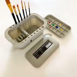 SAMOYED PBCK-3 Bak / Ember Lukis / Tempat Pencuci / Pengering / Gantungan Kuas / Palet Cat / Multifunction Painting Bucket / Barrel / Brush Washer / Dryer / Holder / Palette