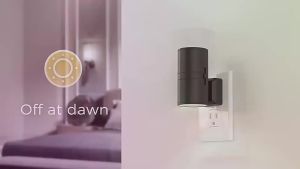 LED Night Light Plug in Modern Night Lights Plug into Wall Dusk to Dawn Sensor Dimmable Night Light for Hallway Bedroom Stairway
