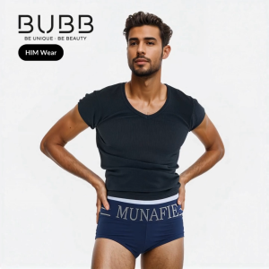 MUNAFIE Men Cotton 100% Seamless Briefs Mid High Waist Underwear Breathable Comfortable Durable Soft Stylish Design Daily Wear Multiple Sizes Colors