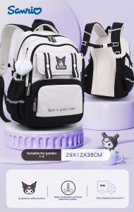 Ultra-Light Spine Protection School Bag for Girls Primary School Students Load Reduction Kawaii Design Backpack for Kids