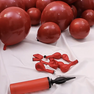 🇵🇭LM20 Double Deep Red Standard Color Theme Party Balloons Tableware DIY Party Setup Accessories
