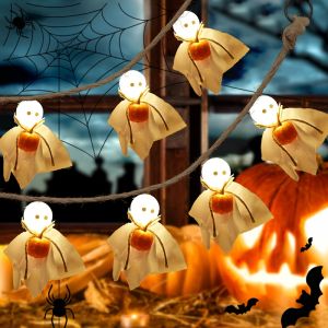 ฟักทองผีสายโคมไฟผีฮาโลวีน3ชิ้นเครื่องประดับแบบแขวนบ้านผีสิงปาร์ตี้ที่บ้านตกแต่งบรรยากาศ
