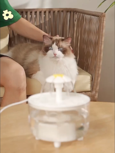 Fountain Dispenser Water Tempat Minum Kucing Burung Anjing Otomatis Air Terjun Air Mancur Hewan Pet