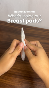 Nathan & Emma Disposable Breast Pads | 10 Pads | Breastfeeding Essentials