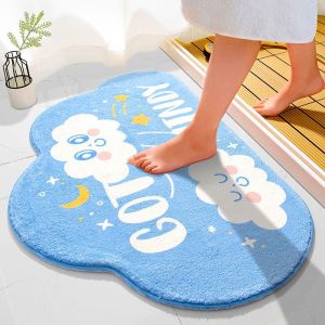 3D High Quality Bathroom Absorbent Mat. Non Slip Area Carpet Floor Mat Also Suitable for Bedroom Kitchen and Living Room