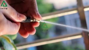 Combo 10 Béc phun sương đồng 1 cửa - các loại kết nối - Tháo lắp dễ dàng - Tưới phun sương cho lan cây cảnh làm mát phun sương hạt mịn