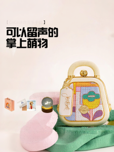 MAOWANGMIAOBO | Portable Mini Bluetooth Speaker Coco Music Bag Gift for Women Recording Feature Cat King Marvelous Broadcast Wireless Sound Box