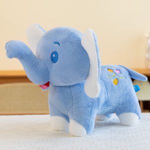 QIAOSHANG | Cute Pink Elephant Plush Toy Valentines Gift Pair