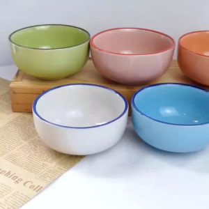 ถ้วย ถ้วยน้ำจิ้ม ถ้วยเล็ก ถ้วยโบราณ แพ็ค 7 ใบ ขนาด 4นิ้ว สไตล์วินเทจ เข้าไมโครเวฟได้ ทำเลียนแบบถ้วยสังกะสี