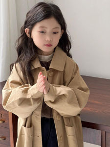 Korean Style British Fashion Girls Autumn Coat