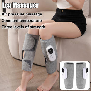 Leg Massager With Heat 3 Massage Modes Adjustable Intensity Air Compression For Thigh & Calf LED Display 15-Min Auto Shutoff Fits Most