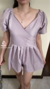 Basic id fashion BISA COD +GRATIS ONGKIR / jampsuit korean style / jampsuit sabrina / overall mini / jampsuit model korean style