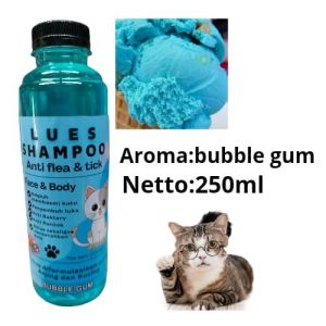 Shampoo kucing dan anjing anti kutu dan pelembut dan anti rontok netto:250 ml