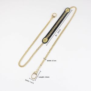 YUESIHUI | Replacement Chain Strap for Dior Lady Dior Bag Light Blue