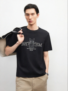 Jack Jones | Cotton Patterned Comfort Casual Short Sleeve T-Shirt