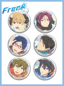 Free! Free! Snow Series Badge Songgang Lin Haruka Nanase Winter Bar Brooch Pendant Customization