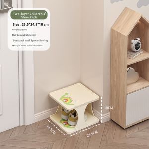 FWTDF | Small Space-Saving Childrens Shoe Rack