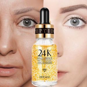 ⚡No.1🏆[One Drop to Return to 18 Years Old] 奢金定格18岁 24k Gold Luxury Essence Skin Rejuvenation and Hydration Essence Anti-Aging Essence for Skin Care Firming and Spot-Lightening Gold Essence