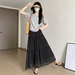 La Chapelle | New Summer High Waist A-Line Flare Skirt
