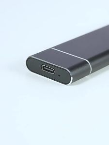 《223》 Cross-border Ultra-thin Portable Hard Drive Large Capacity 1tb High-Speed Mobile Phone Computer Solid State Drive External Storage 4tb Black