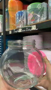 Toples Es Campur - Toples Topping Es Buah - Toples Es Campur Miring - Toples Kaca Miring