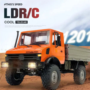 ST[Available now][Fast delivery]LDRC 1201 1/12 2.4G RWD RC Car Unimog 435 U1300RC with Differential Lock Transmission Gear LED Light Military Climbing Truck