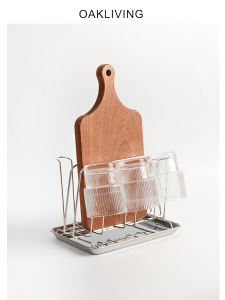 Kệ Đựng Đồ Nhà Bếp Bằng Thép Không Gỉ Oakliving Đa Năng Để Ráo Nước Kệ Đựng Đồ Gia Dụng Kệ Đựng Chén Dĩa Đĩa