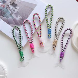 Durable Short Braid Mobile Phone Lanyard Anti-Tangle Detachable Clip Handmade Nylon Woven Cord Strong And Robust Phone Chain