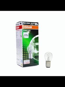 Osram | OSRAM S25 HALOGEN LAMP 7528L 12V P21/5W DOUBLE CONTACT TURN SIGNAL LIGHT BRAKE STOP TAIL LIGHT LAMP LONG LIFE E1 CAR LIGHTING