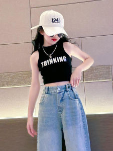 Áo Vest Trẻ Em Mùa Hè Mỏng Không Tay Áo Vest Khiêu Vũ Jazz Cho Bé Gái Áo Thun Ngắn Thời Trang Hợp Thời Trang Cho Trẻ Em Lớn Mặc Ngoài Trời