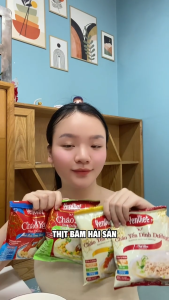Cháo yến dinh dưỡng Yến Việt vị thịt bằm sấy thăng hoa vitamin B không bột ngọt chất bảo quản 50g/gói
