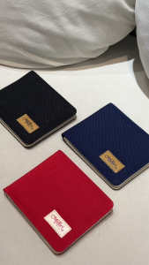 Ví Vải Ngang Nam Nữ MISTER Nhỏ Gọn Bóp Đựng Tiền Thẻ Nhiều Ngăn Canvas | M STUDIO