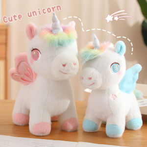 JOJO CASTLE  Cute Unicorn Plush Toy Stuffed Animal Plushies Unicorn Pillow Kids Toys Birthday Christmas Gift for Girls Boys 独角兽